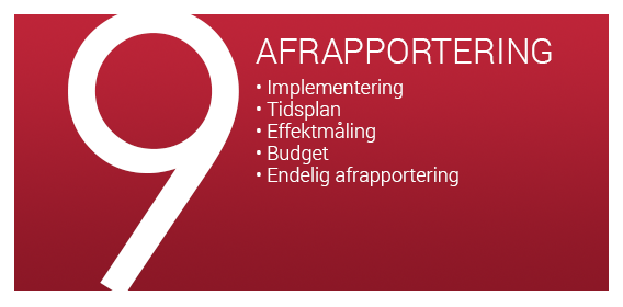 Afrapportering - Profunding